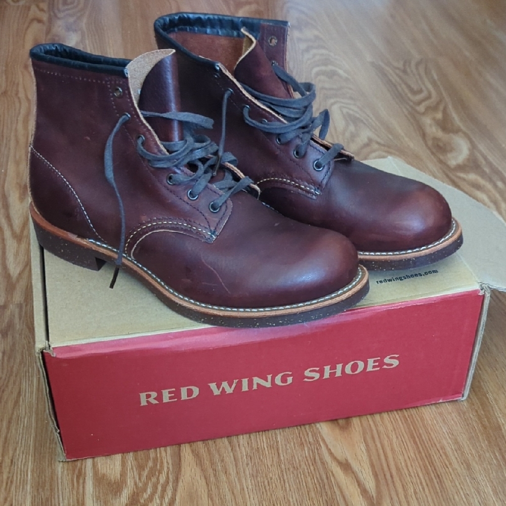 Red Wing Shoes Men's Dark Brown Leather Boots